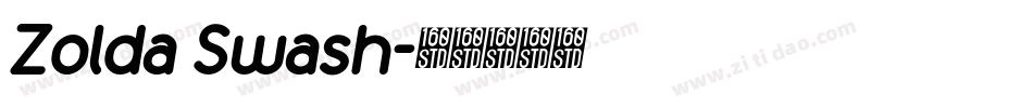 Zolda Swash字体转换